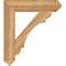 Ekena Millwork Olympic Arts & Crafts Rough Sawn Bracket, Western Red Cedar, 6"W x 32"D x 36"H BKT06X32X36OLY03RWR - alternate 4